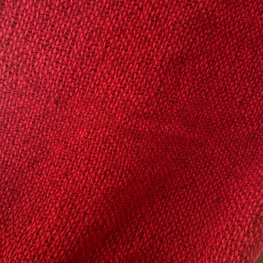 Red quality scarf